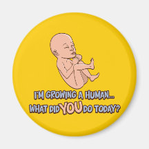 Growing A Human Maternity Magnet