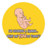 Growing A Human Maternity stickers