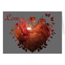 Growing Heart Of Love Greeting Card ! cards