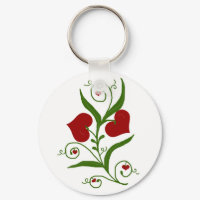 Growing Hearts key chain keychain