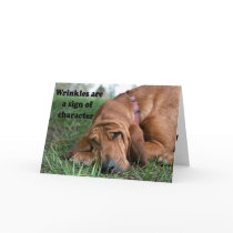 Growing older Birthday card
