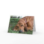 Growing older Birthday card