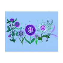 Growing Peace postcards by orsobear Growing Peace postcards