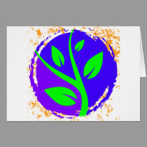 Growing Tree Grunge cards