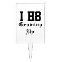 growing up cake toppers