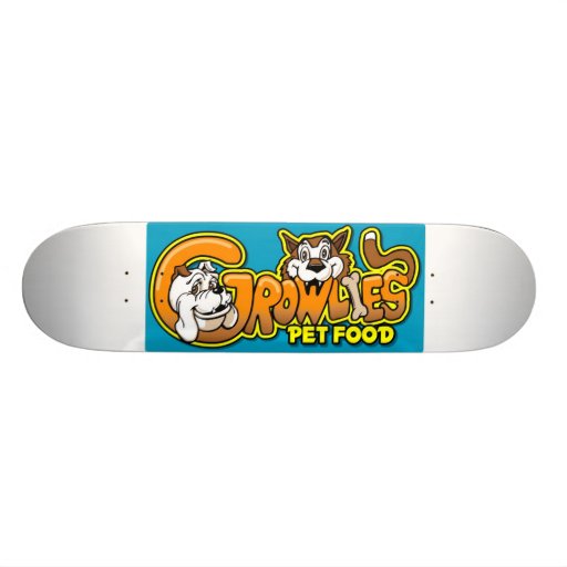 Growlies Logo Custom Skateboard