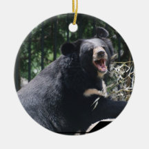 Growling Bear Ornament