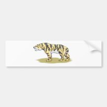 Growling Tiger Bumper Stickers