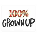 Grown Up 100 Percent Postcard