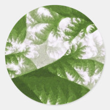 Growth 1 Sage Round Stickers