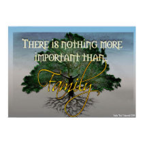 Growth family tree poster posters