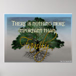 Growth family tree poster
