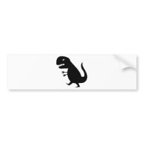 Grr Dinosaur bumper stickers