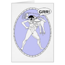 Grr Macho Greek cards