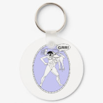 Grr Macho Greek keychains