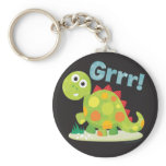 Grrr! Dinosaur Keychain