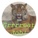 Grrrreat Job! stickers