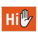 Grtz.net: Hands up, hi! cards by biepenlu Grtz.net: Hands up, hi! cards
