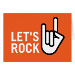 Grtz.net: Hands up, let's rock! Card