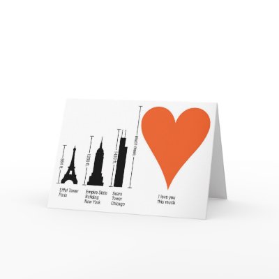 Grtz.net: How big is your love? Greeting Card by biepenlu