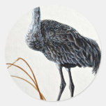 Grúa de Sandhill Etiqueta