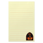 Gruesome Halloween Pumpkin Vampire Bat stationery