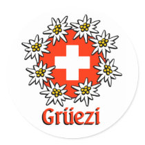 Gruezi Sticker