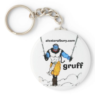 Gruff Keychain by liquiddragonx