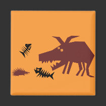 Gruff & Prickles magnets