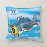 Grumman Avenger Throw Pillow