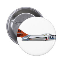 Grumman F-9J Cougar Pinback Button