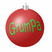 Grumpa Christmas Ornament photo sculptures by Nanas_Alley Grumpa Christmas Ornament photo sculptures