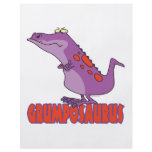 Grumposaurus Grumpy DInosaur Dino Flyer Design