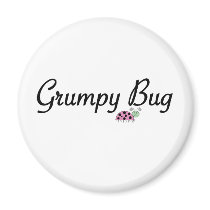 Grumpy bug magnets