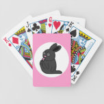Grumpy Bunny Cleans Her Toes - Pink Bicycle Card Decks
