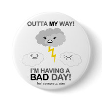 Grumpy Button by HellaGorgeous Grumpy Button