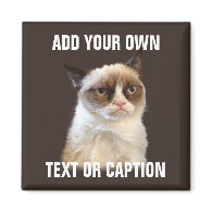 Grumpy Cat - Add your own text Fridge Magnets