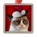 Grumpy Cat Christmas Ornament