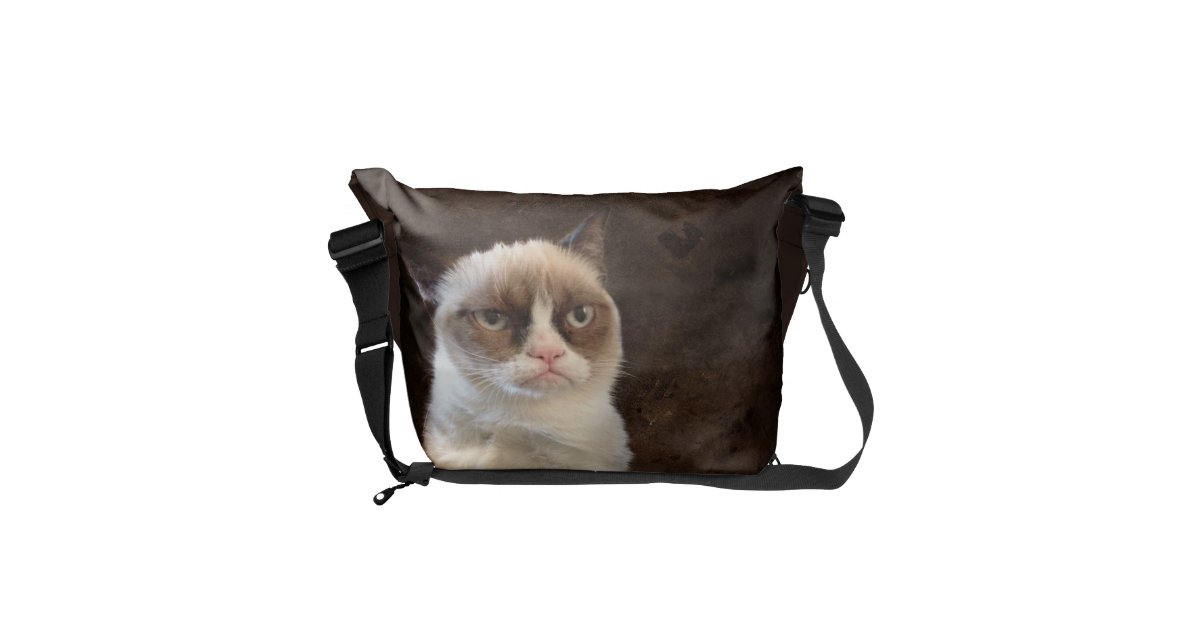 Grumpy Cat Classic Messenger Bag Zazzle