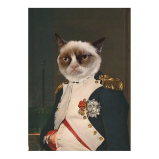 Grumpy Cat Classic Painting Poster