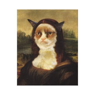 Grumpy Cat Gallery Wrapped Canvas