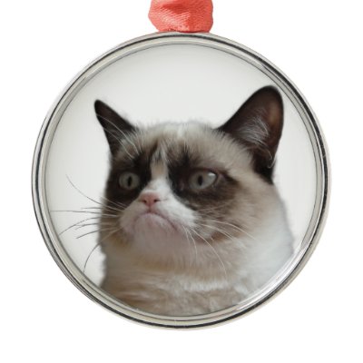 Grumpy Cat &#39;Grumpy Glare&#39; Christmas Ornament