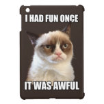 Grumpy Cat - I had fun once ipad mini cases