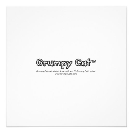 Grumpy Cat Invitations - You're Invited