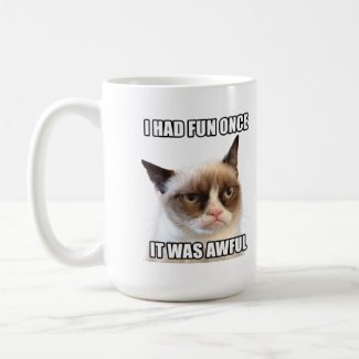 Grumpy Cat™ Mug - "I had fun once. It was awful."