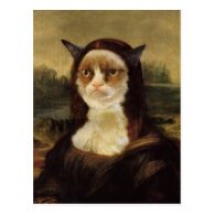 Grumpy Cat Postcard