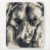 Grumpy Dog mousemat mousepads