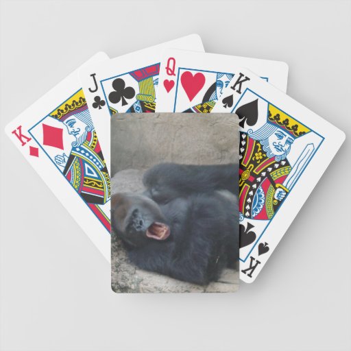 Grumpy Gorilla Playing Cards