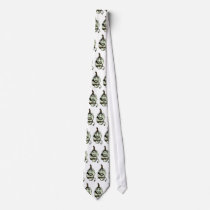 Grumpy Green Troll Tie