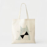 Grumpy Kitty in a Black Bowtie Bags